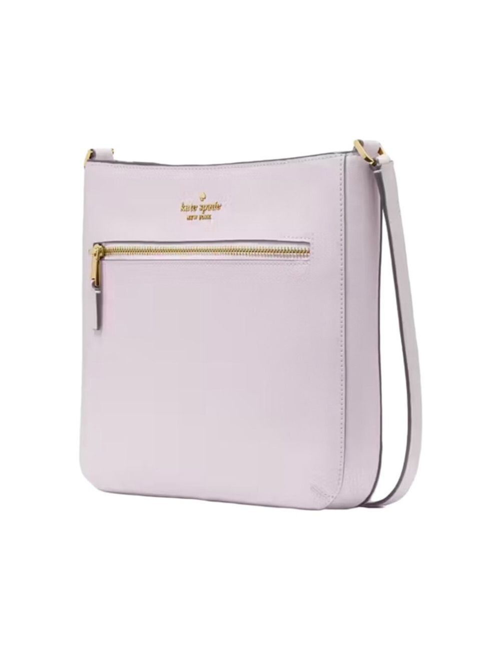 NWT Kate Spade On Purpose Swingpack Saffiano Crossbody Pale Amethyst KF579 - Picture 2 of 7